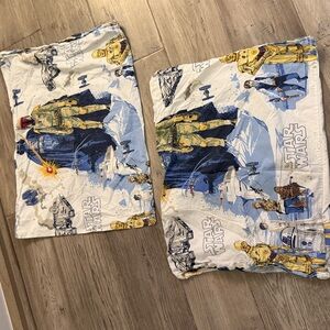 Pottery Barn 2 standard Star Wars Pillowcases